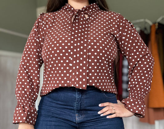 BLUSA LAZO POLKA