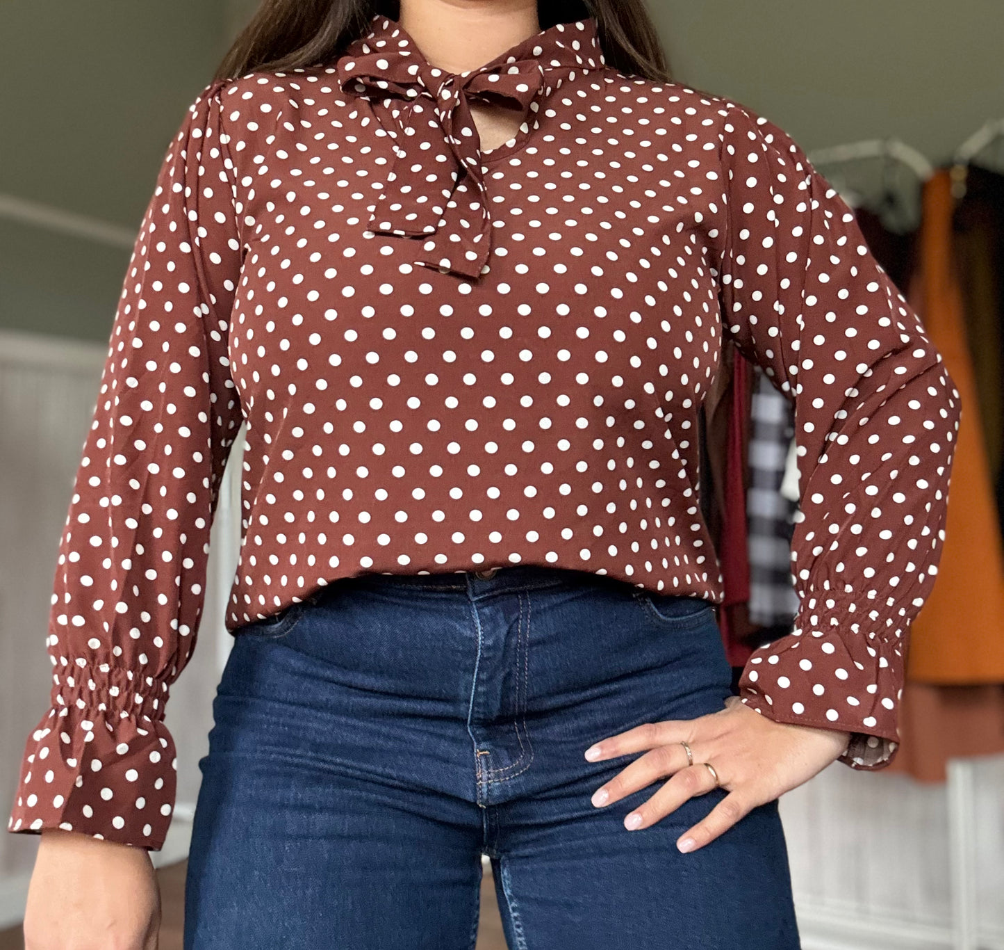 BLUSA LAZO POLKA