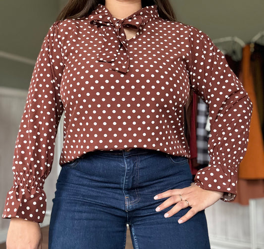 BLUSA LAZO POLKA