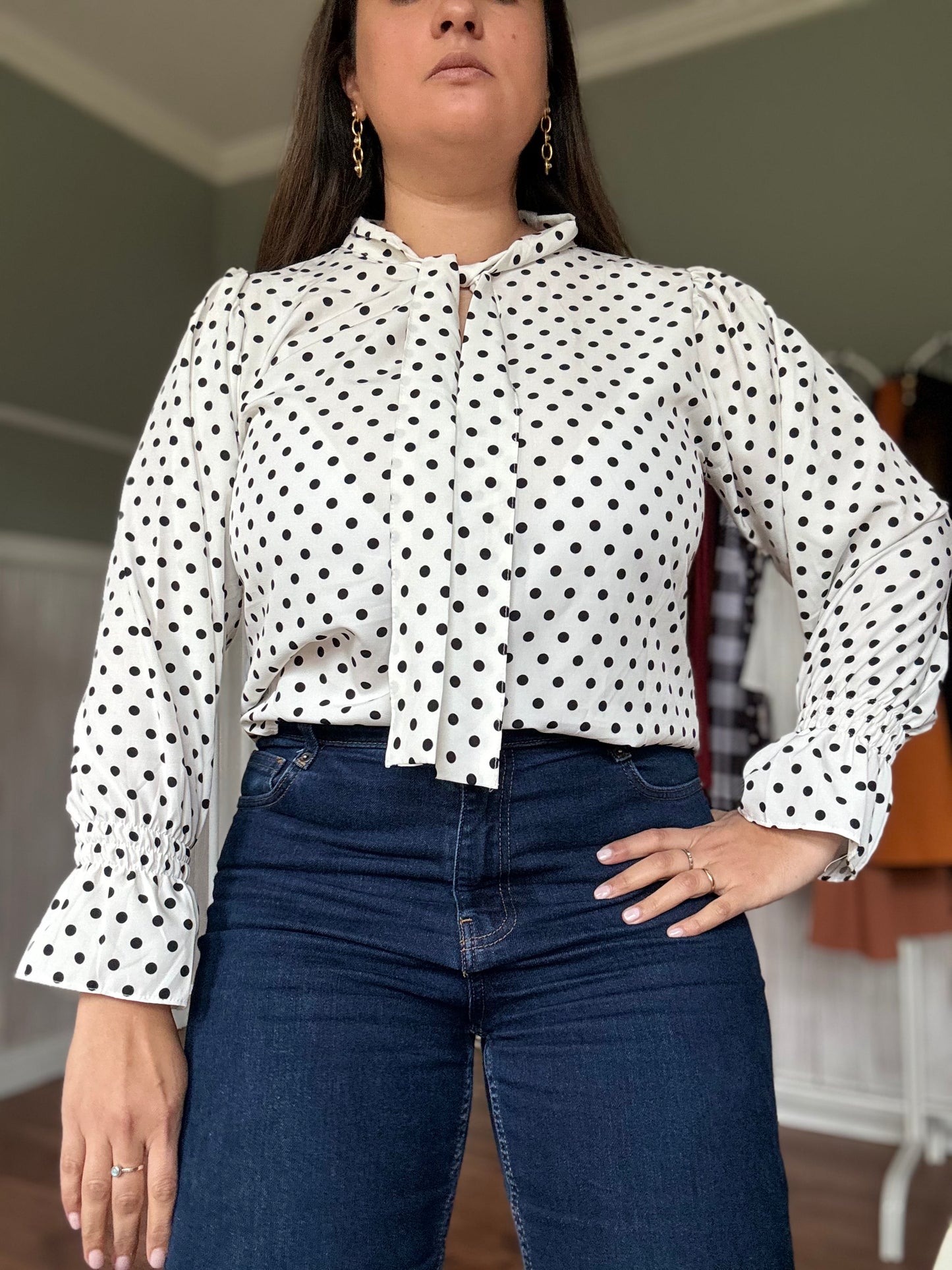BLUSA LAZO POLKA